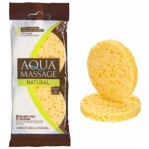 AQUA ESPONJA DE CELULOSA LIMPIADORA FACIAL X2