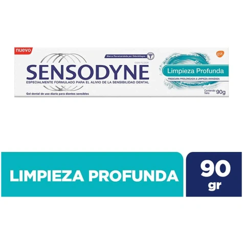 SENSODYNE LIMPIEZA PROFUNDA 90G