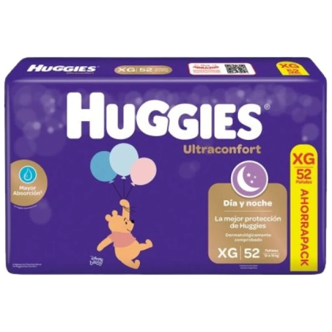 HUGGIES ULTRA CONFORT XG52