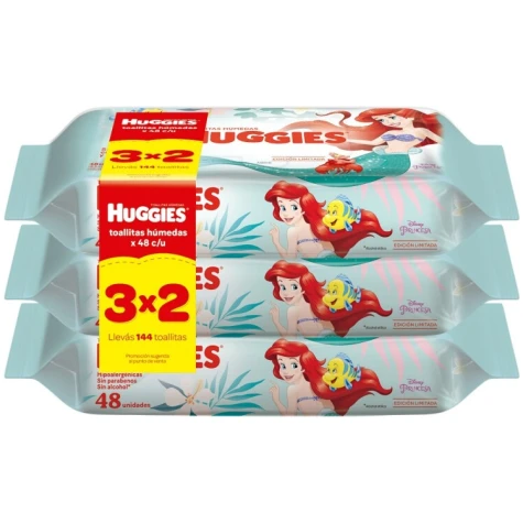 TOALLAS HUMEDAS HUGGIES 4EN1 DISNEY 144 UN