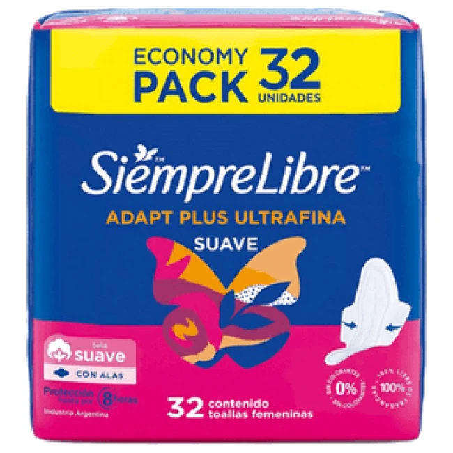 SIEMPRE LIBRE ADAPT PLUS ULTRA FINA X32