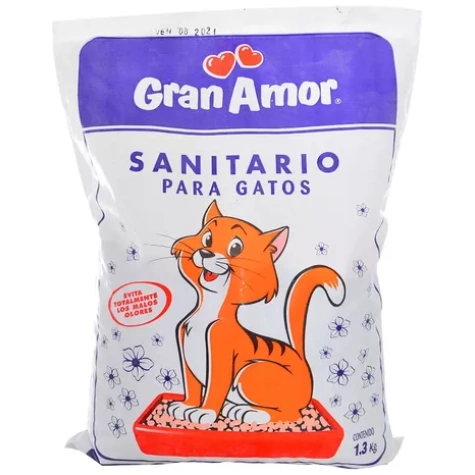 PIEDRA SANITARIA PARA GATO GRAN AMOR 1.3KG