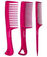 DOMPEL KIT 3 PEINES ROSA