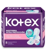 KOTEX NOCTURNA C/ALAS X8