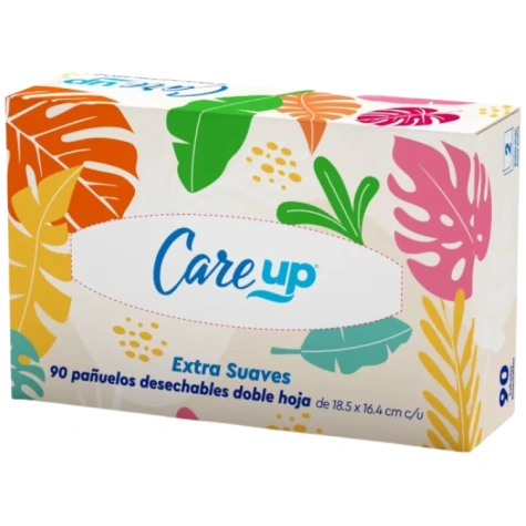 CARE UP PAÑUELOS EN CAJA X90