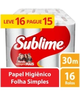 SUBLIME HOJA SIMPLE 16 ROLLOS