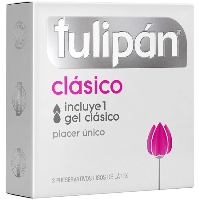 PRESERVATIVO TULIPAN CLASICO X3