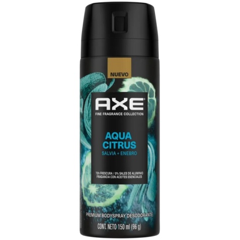 AXE AEROSOL PREMIUM AQUA CITRUS 150ML