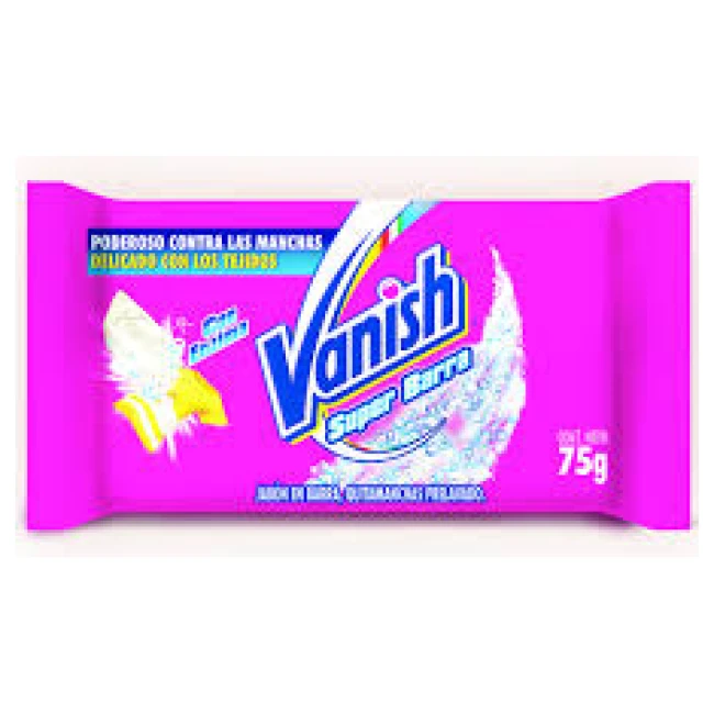 JABON EN BARRA VANISH 75G ROPA DE COLOR