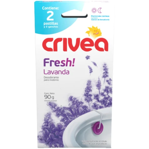 PASTILLA PARA INODORO CRIVEA LAVANDA X2