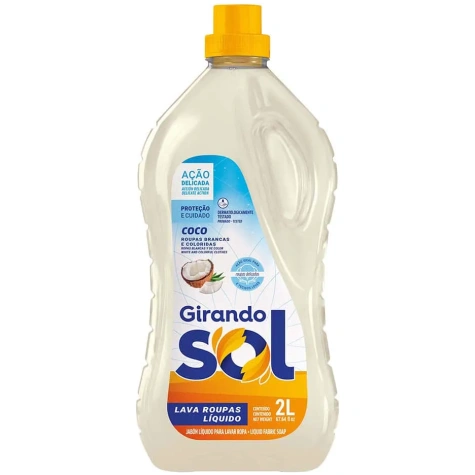 GIRANDO SOL JABON LIQUIDO ROPA COCO 2 LT.