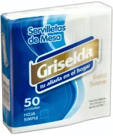 SERVILLETAS GRISELDA X50 30X30CM