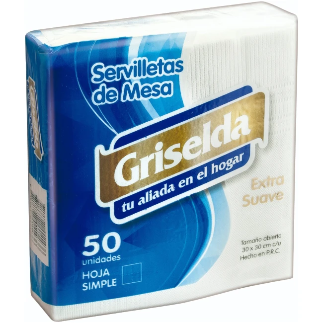 SERVILLETAS GRISELDA X50 30X30CM