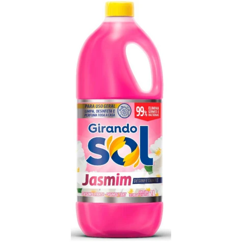 GIRANDO SOL LIMPIADOR DESINFECTANTE JAZMIN 2LT