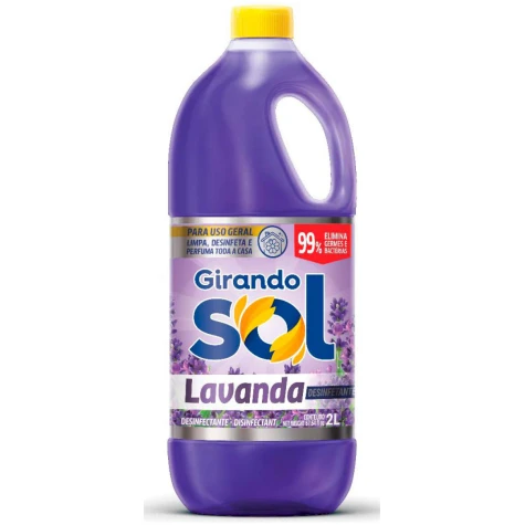 GIRANDO SOL LIMPIADOR DESINFECTANTE LAVANDA 2 LT.