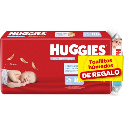 Huggies Supreme Care Recién Nacido x 34