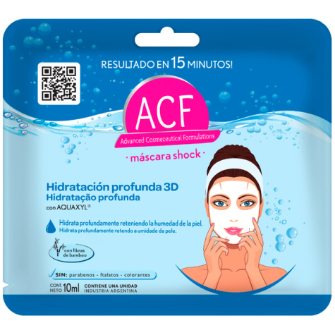 ACF MASCARA FACIAL HIDRATACION PROFUNDA 3D