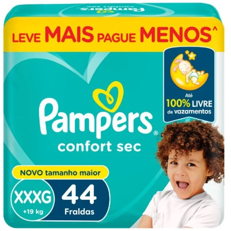 PAMPERS CONFORT SEC XXXG X44