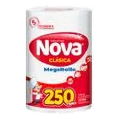 NOVA MEGA ROLLO 250 PAÑOS