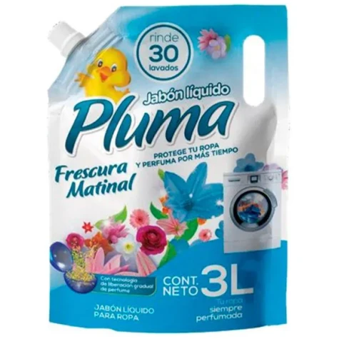 PLUMA JABON LIQUIDO ROPA 3LT