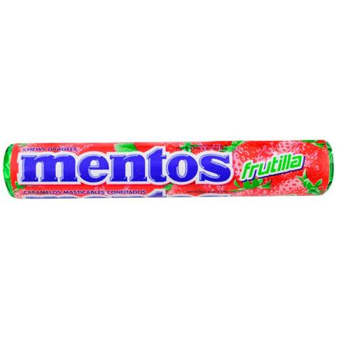 CARAMELOS MENTOS FRUTILLA