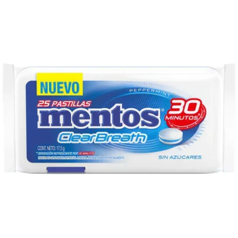 MENTOS CLEARBREATH PEPPERMINT