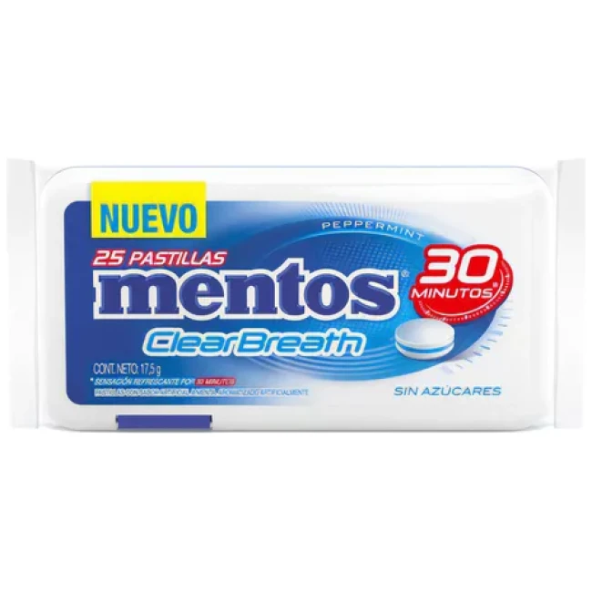 MENTOS CLEARBREATH PEPPERMINT