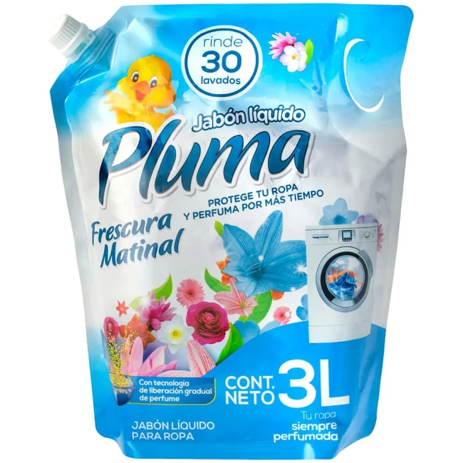 PLUMA JABON LIQUIDO ROPA 3LT