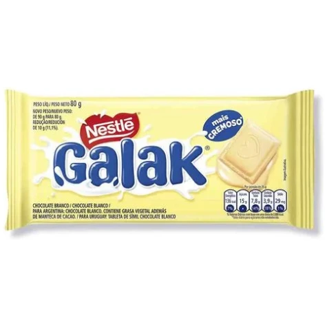 CHOCOLATE NESTLE GALAK 80 GRS.