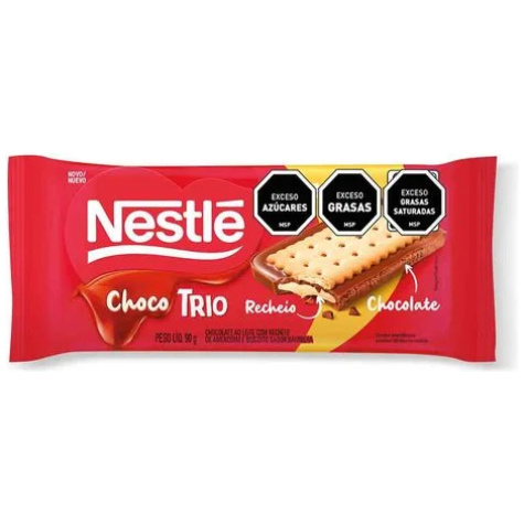 CHOCOLATE NESTLE TRIO VAINILLA 90 GRS.