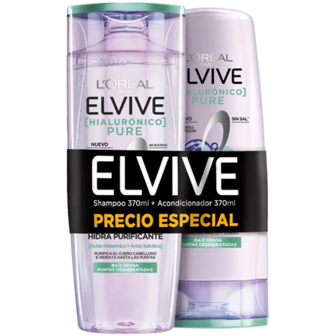 ELVIVE PACK 370+200 HIALURONICO PURE