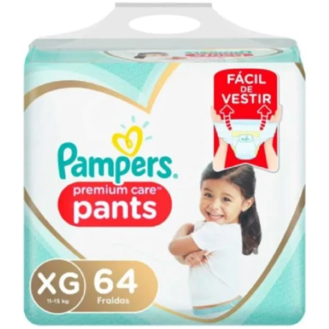 PAMPERS PANTS PREMIUN CARE XG64