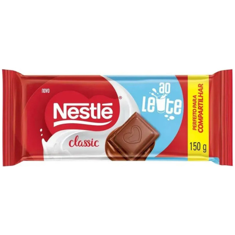 CHOCOLATE NESTLE CLASSIC  AO LEITE 150 GRS.