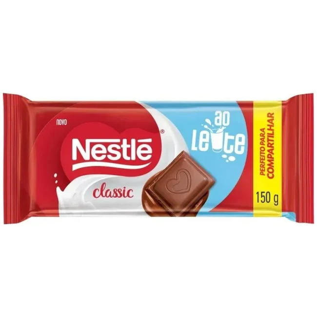 CHOCOLATE NESTLE CLASSIC  AO LEITE 150 GRS.