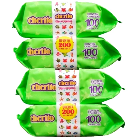 CHERITO TOALLA HHUMEDA PACK X400