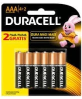 DURACELL PILA AAA X 4+2