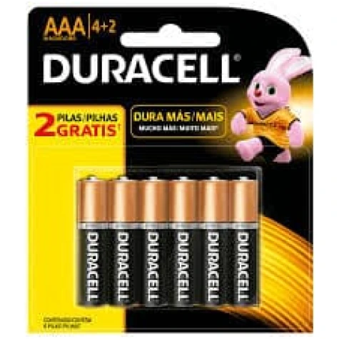 DURACELL PILA AAA X 4+2