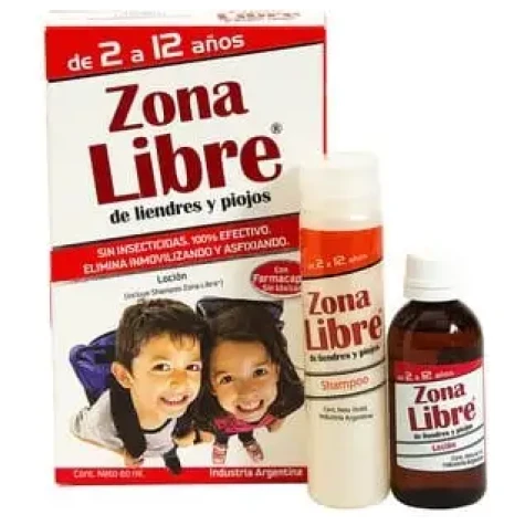 ZONA LIBRE LOCION +SHAMPOO ROJO