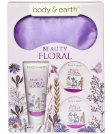 B&E SET GEL DUCHA+LOCION+CREMA MANOS + ANTIFAZ FLORAL