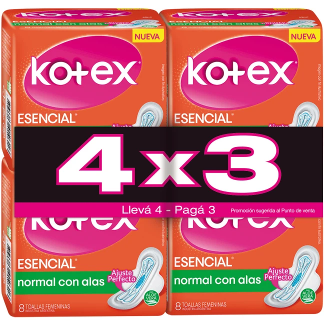 KOTEX ESENCIAL X32