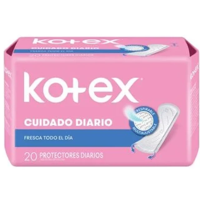 KOTEX PROTECTOR DIARIO CUIDADO DIARIO X20