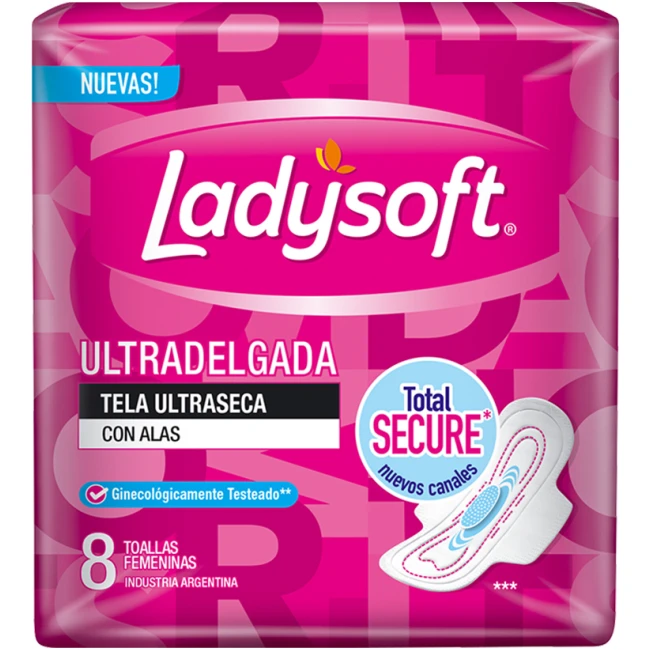 LADYSOFT ULTRADELGADA SECA X8