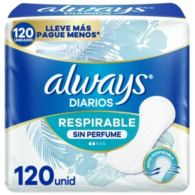 ALWAYS PROTECTOR DIARIO X120