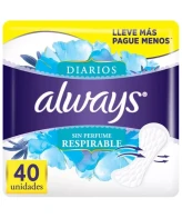 ALWAYS PROTECTOR DIARIO X40