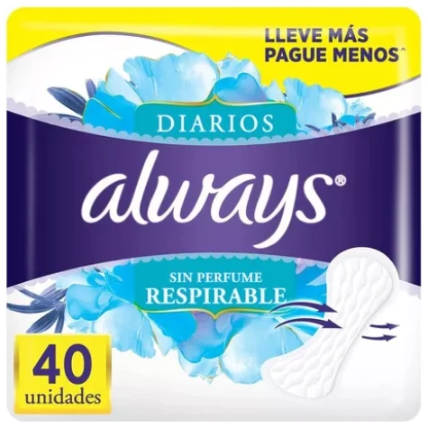 ALWAYS PROTECTOR DIARIO X40