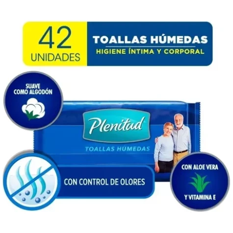 PLENITUD TOALLA HUMEDA ADULTOS X42