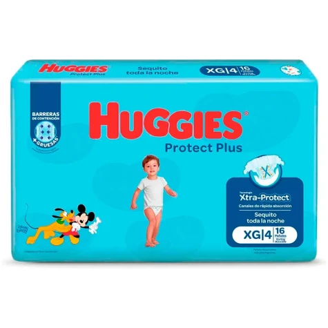 HUGGIES PROTEC PLUS XG X16