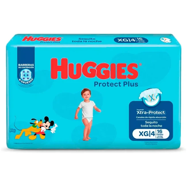 HUGGIES PROTEC PLUS XG X16