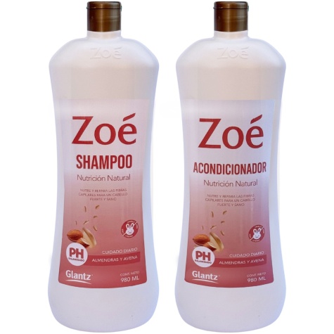 ZOE PACK SHAMPOO+ACO ALMENDRAS Y AENA 980ML