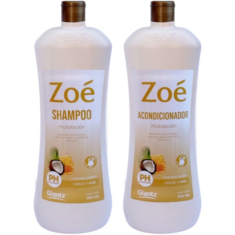 ZOE PACK SHAMPOO+ACO COCO Y MIEL 980ML